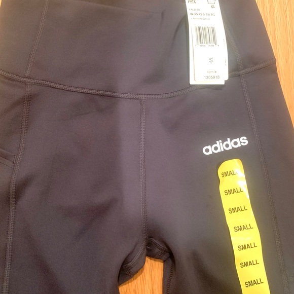 Nwt Adidas Climate Gray Pants Sz S Side 